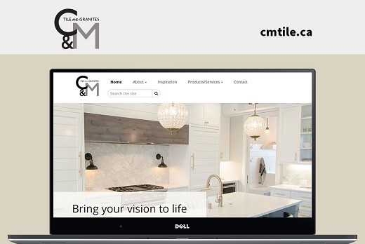 Web Design and Web Development for CM tile