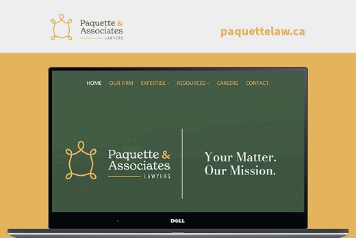 Web Design and Web Development for Paquette & Associates Lawyers